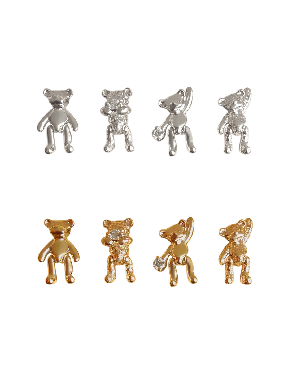 PALA パラ　テディベア　片耳ピアス TEDDY BEAR STUD – PALA SHOP