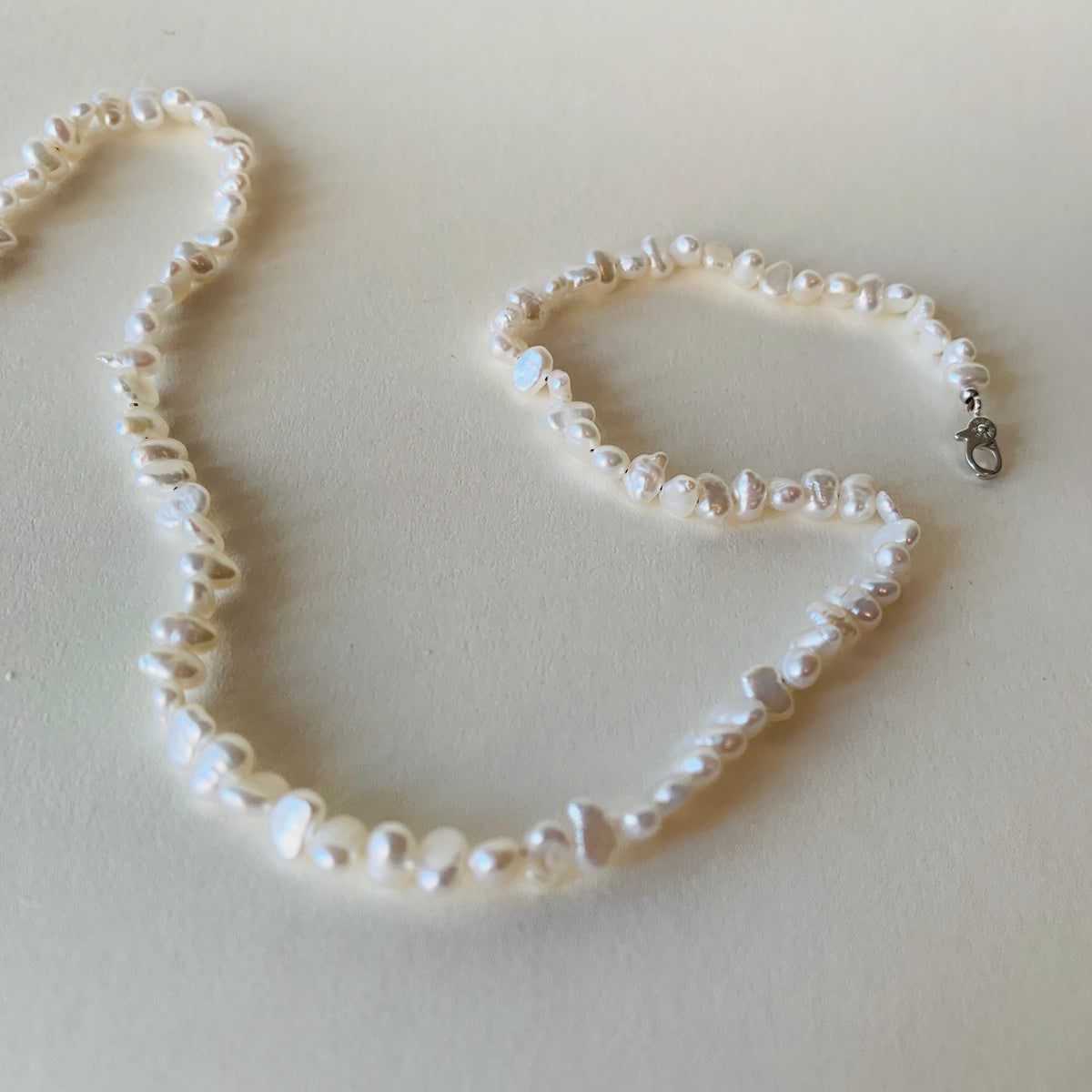 SMALL Baroque Pearl necklace / スモールバロックパール連ネックレス