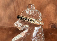 B&W Bicolor Diamond eternity ring