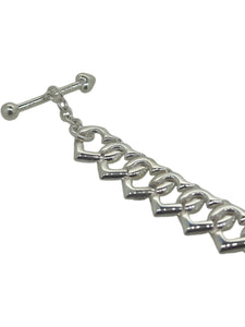 Heart Kihei chain bracelet