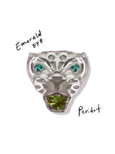 Panther Face - ♡ gem bite & gem eye ring