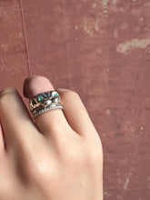 Panther Face -bite overlay & gem eye ring