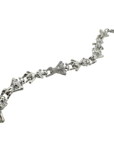 Teddy bear chaos chain bracelet -DIAMOND PAVE