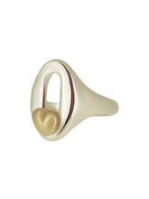 MOVEMENT SIGNET RING - heart