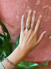 Panther Face - ♡ gem bite & gem eye ring