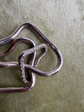 訳アリ　HEART 3 LINKED RING diamond