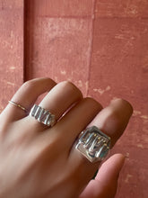 Personalized Signet - oversized rectangle slim