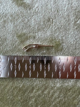 Bent stud double diamond pierce