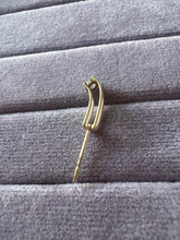 Bent stud diamond pierce