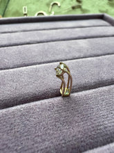 Bent stud diamond pierce