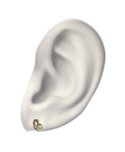 Bent stud diamond pierce