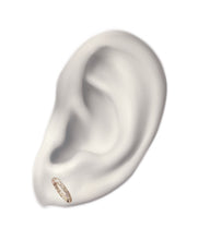 InsideOut diamond circle stud pierce