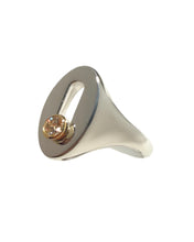 MOVEMENT SIGNET RING - diamond