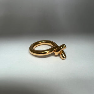 【Chunky knot ring】チャンキーノット-ジェムストーン