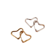 BABY HEART HOOP EARRING