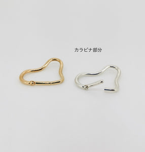 【Baby heart bracelet w/heart carabiner 】ベビーハートブレスレットw/ハートカラビナ