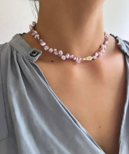 SMALL Baroque Violet Pearl necklace /スモールバロックバイオレットパールネックレス